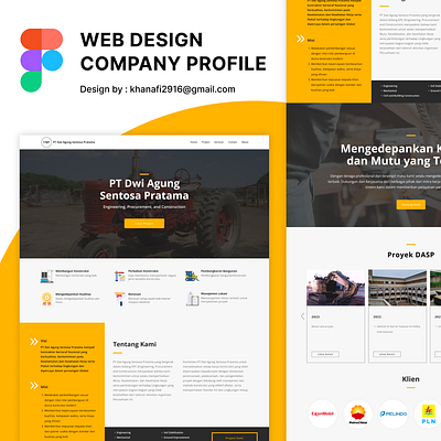 UI/UX WEB DESIGN - COMPANY PROFILE app design logo ui ux web website