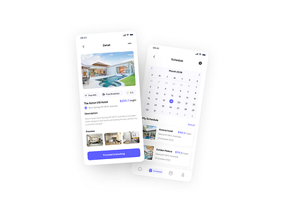 Hospitality App app booking design hospitality hotel interface mobile app ui