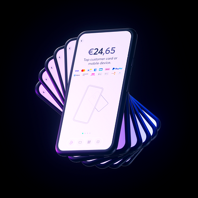 Viva.com | Terminal 1 3d 3dart android animation art direction bank c4d currency design digital euro fintech futuristic iphone mobile octane payments wallet