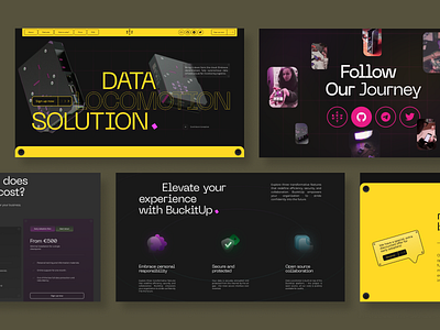 Data Locomotion Solution - Web Design by Danik Swan on Dribbble