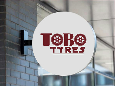 Signage for Tobo Tyres design logo design logodesign logos