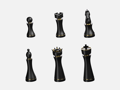Immortal Game basic Chess set 3d app design bishop branding chess chessboard design game illustration immortal king knight pawn porduct design queen rook set ui ui design