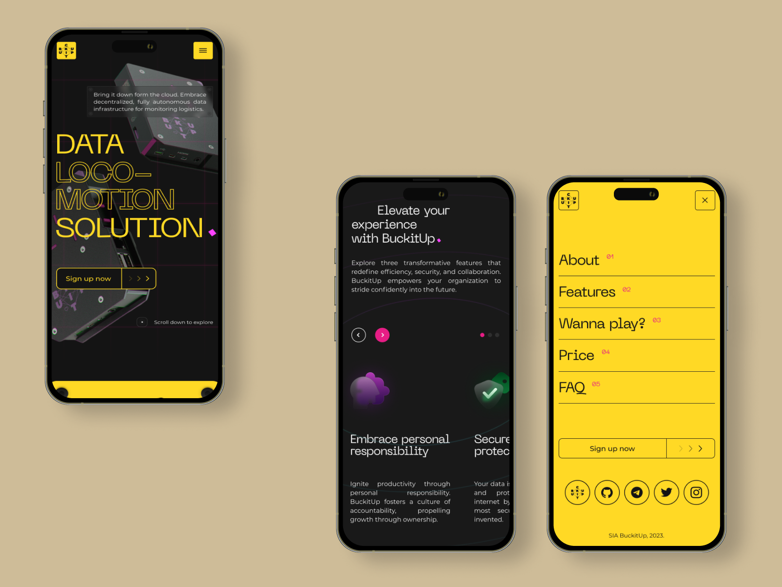 Data Locomotion Solution - Web Design by Danik Swan on Dribbble