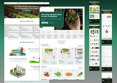 Farm2Desk UI/UX Case Study (Webapp Design) app branding design food app graphic design illustration landing page marketplace product design typography ui uiux urban farming website design