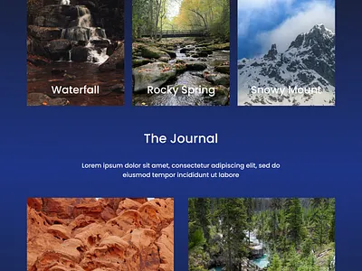 Travel Website landing page ui ux web design