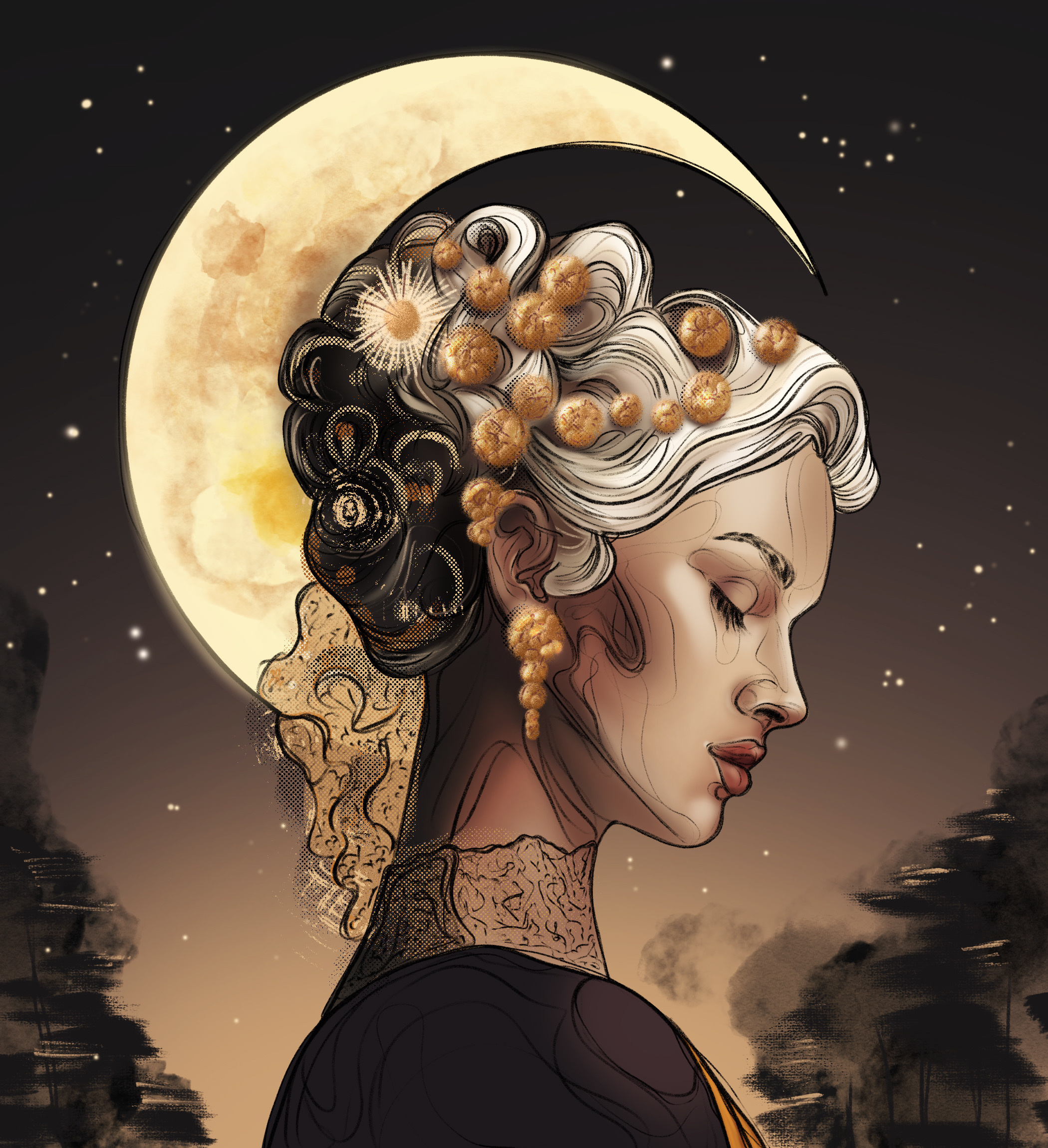 Fireflies collection art design graphic design icon illustration illustrator logo manager nft portraits ui ux