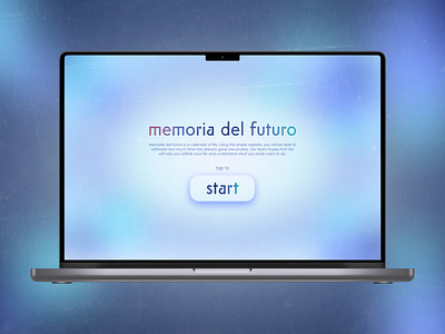 memoria del futuro design graphic design typography ui web design