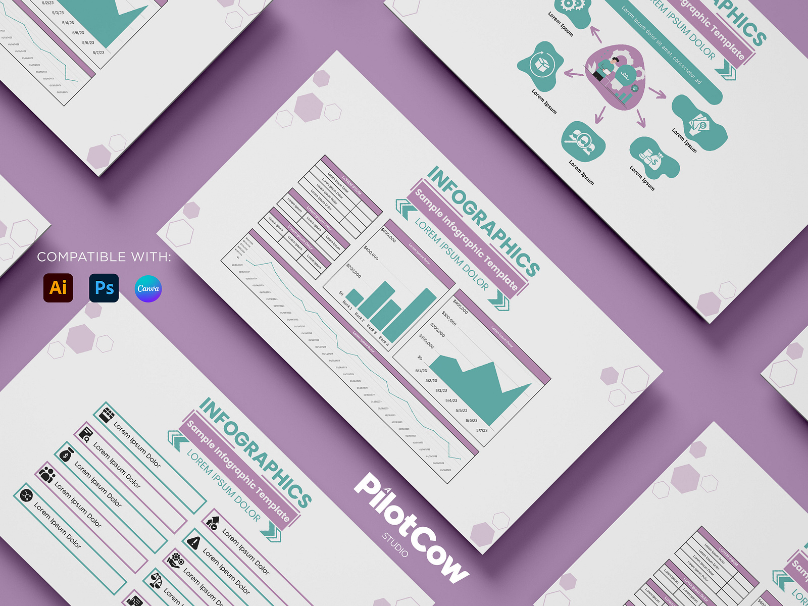 Dynamic Landscape Infographics by Princess Juan on Dribbble