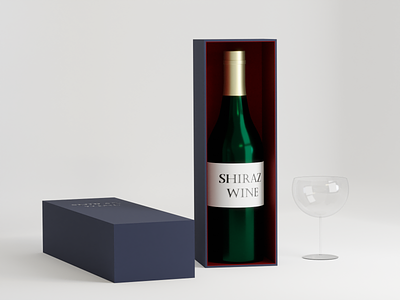 Luxury Wine 3d 3d design branding design illustration luxury wine