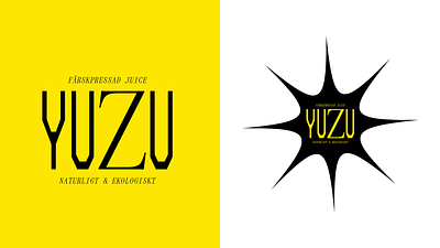 YUZU – Juice Branding Concept beverage branding design food graphic design typography