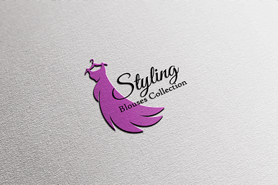 Styling Blouses Collection Brand Identity adobe photoshop brand design brand identity branding clothing brand logo illustrator logo logo branding logo design