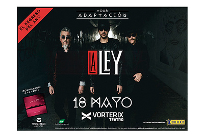 Poster | La ley doble paño graphic design la ley music poster print