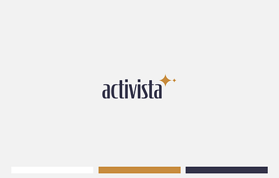 activista logo logo design star