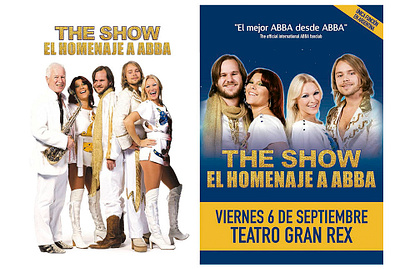 Theater Program | ABBA abba graphic design identity music print theater program