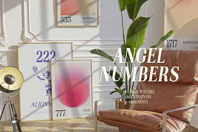 Angel Numbers. Posters & Clipart abstract abstract interior aesthetic wall art angel angel number angel number poster angel numbers angel numbers. posters clipart angels modern art modern wall art motivational quotes posters printable art printable quote printable wall art retro style spiritual wall art vibrant gradients wall art