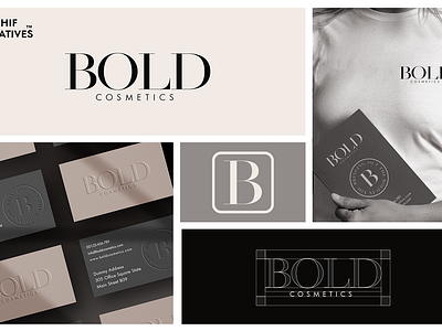 Bold Cosmetics Logo / Brand Identity Design bold brand identity branding brandmark cosmetics cosmeticslogo fashion graphic design logo logodesign logomark logotype makeup makeuplogo skin care visual identity women