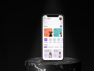 FurLife Care- One-Stop App for Pet Health and Happiness app application dashboard design mobile app pet care pet grooming pet healcare pet shop ui uiux ux vet