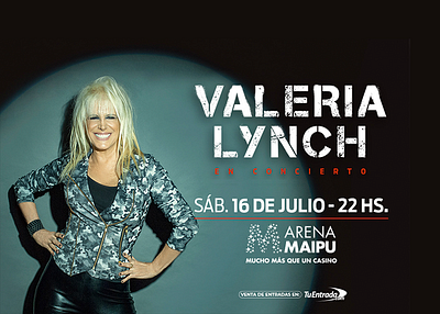 RRSS | Valeria Lynch graphic design idnetity mariano martinez music print rrss social valeria lynch