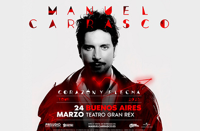 RRSS | Manuel Carrasco graphic design identity manuel carrasco music poster print rrss