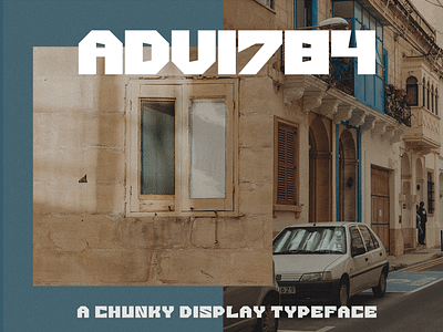 ADV1784 | Chunky San Serif Display Typeface brand branding display font font font design fonts san serif type type design
