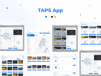 TAPS Mobile Application animation branding graphic design ui uiux