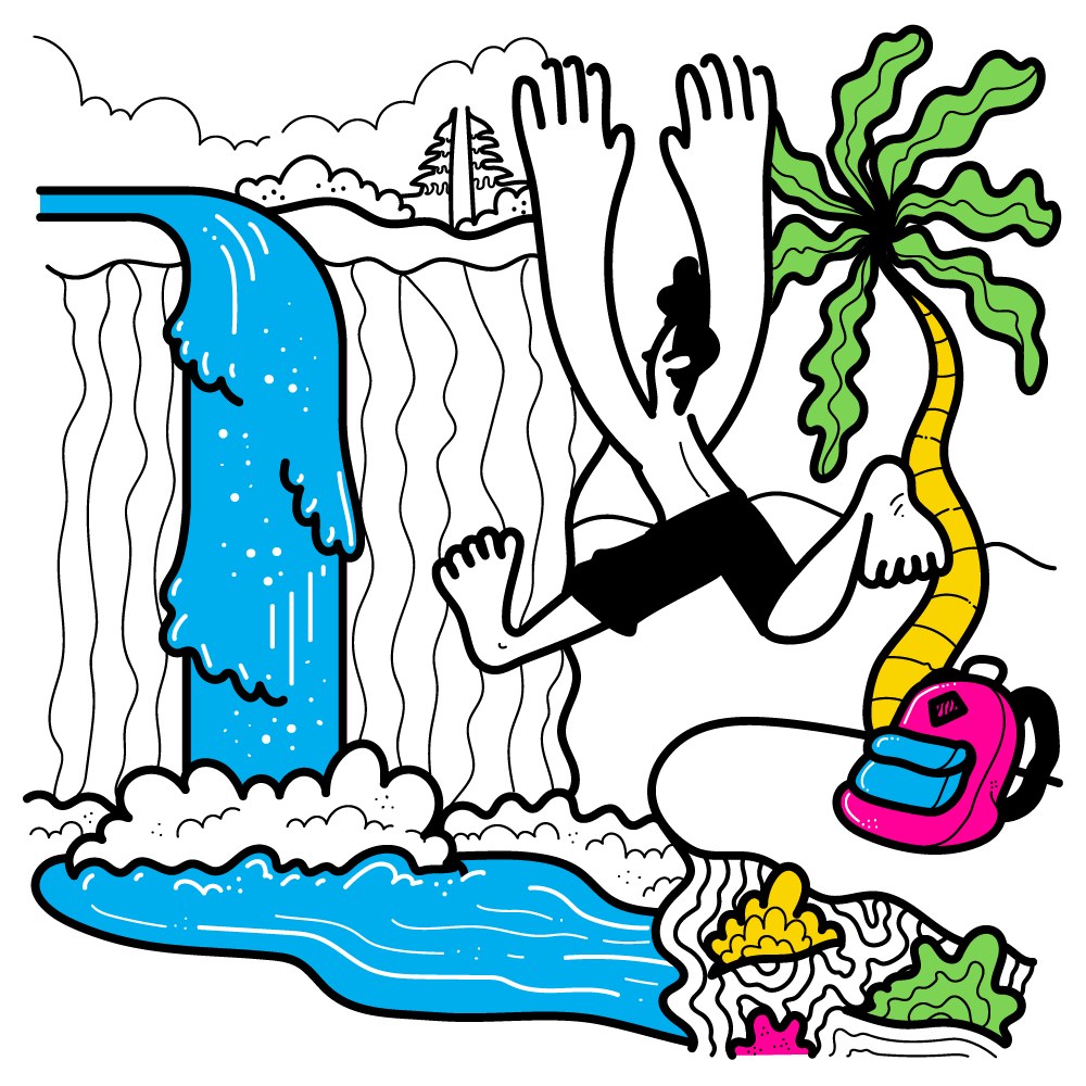CMYK illustrations by Ramy Wafaa on Dribbble