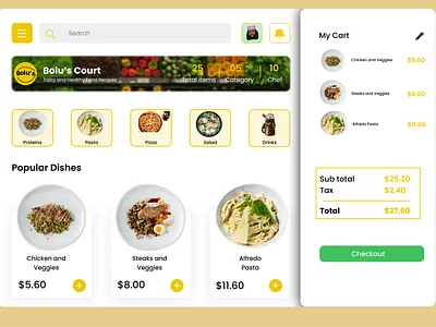 Food Website Design design food uiux web design website
