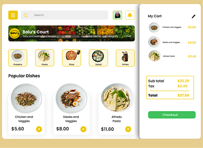 Food Website Design design food uiux web design website