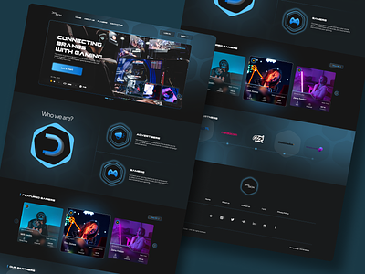 Gaiming designs, themes, templates and downloadable graphic elements on  Dribbble