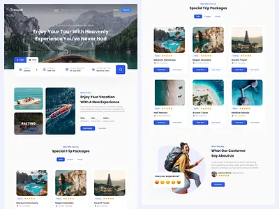 Travyuk - Travel Landing Page adventuresawait