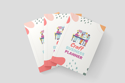 Craft business planner book book cover business business planner canva template company craft crafter crafts business design graphic design industry kdp kdp intorior organization planner printable selfpublishing small business yourself