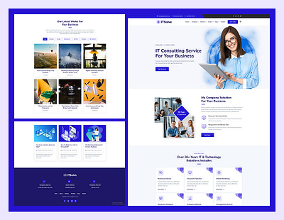 Technology & IT Solutions WordPress Theme technology