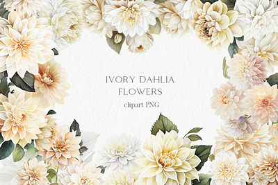 White dahlia flowers Watercolor bohemian wedding dahlias clipart dahlias watercolor floral floral elements florals flower flowers ivory neutral flower petals transparent png watercolor png wedding clipart wedding dahlias wedding flowers wedding invitation white dahlia flowers watercolor white flower clipart