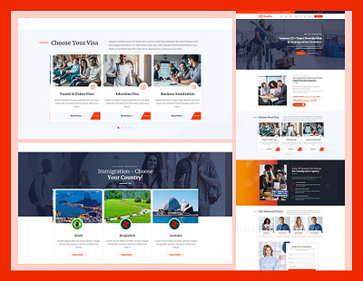 VisaPro - Immigration & Visa Consulting WordPress Theme visa service