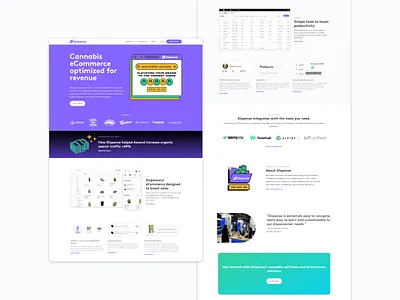 Dispense Home Page cannabis cannabis home page cannabis marketing dispense marketing marketing home page