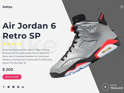 Nike Poster design figma nike poster ui user experience user interface ux