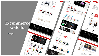 E-commerce Website app design ui ux