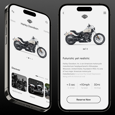 Harley Davidson App Design behance bike bikelife biker branding design dribble harleydavidson motion graphics moto motorbike motorcycle photooftheday racing travel ui uiesign uiuxdesign ux webdesign