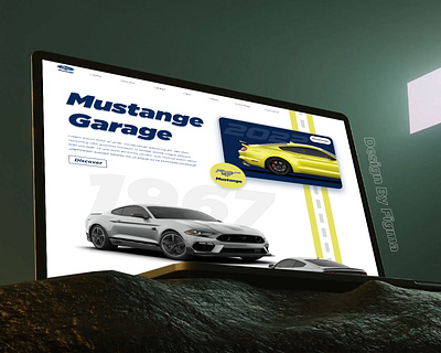 Ford Mustang – Сar Landing Page branding creativity design figma ford graphic design landingpage mustang ui ux we