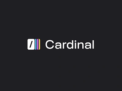 Cardinal app logo animation animation backslash brand identity branding cardinal cardinality colorful compose data data base data visual documentation layers logo math product product design stacks