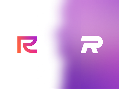 New R Logo for myself :O branding design letter logo modern purple r rebrand relogo renderix simple violet