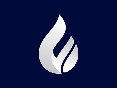 Modern 'F' Logo with Sleek White Flame Icon 🔥 f icon f logo flame f logo white flame