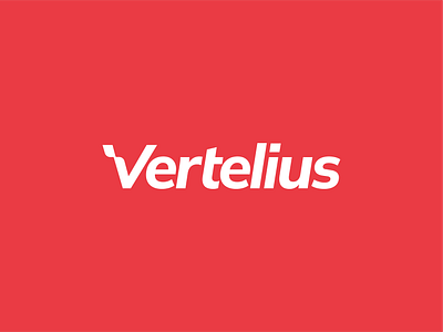 Vertelius - Wordmark Design branding company logo design graphic design letter v logo minimalist modern phencils v logo vector wordmark