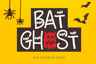 Bat Ghost bat bat ghost branding craft devil font fonts ghost halloween halloween font horror modern nightmare spooky