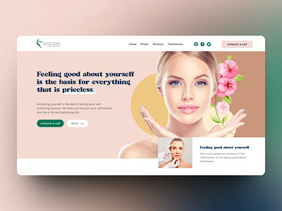 Spa de Belleza 💆‍♀️ branding design graphic design illustration logo typography ui ux vector web