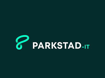 Parkstad-IT branding geometric logo minimal modern simple unique vibrand