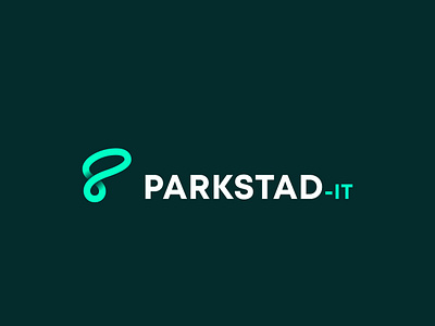 Parkstad-IT branding geometric logo minimal modern simple unique vibrand