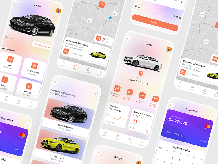 Car Rental App by Morshedur Rahman Rana on Dribbble