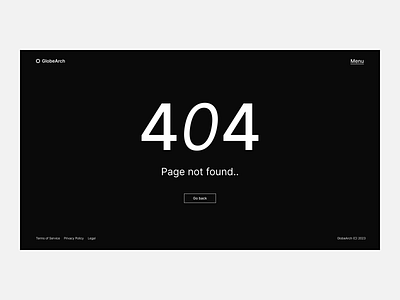 404 Page - Design Exploration 404 404 page architecture branding design design exploration error figma http 404 page not found ui ux