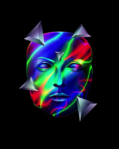 Chromatic Mask animation illustration mask motion graphics